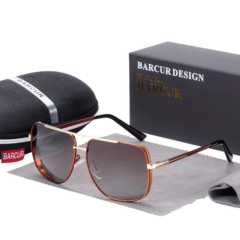 Luxury Elegant Square Polarized Sunglasses Brand Driving Glasses for Men and Boys With UV400 Protection - SJB-DIAMOND ELITES