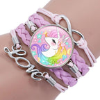Intereting Unicorn Braided Kids Bracelet for Girls  Friendship Bracelets Jewelry Multi-layer Charm Fashion Bracelet - SJB-DIAMOND ELITES