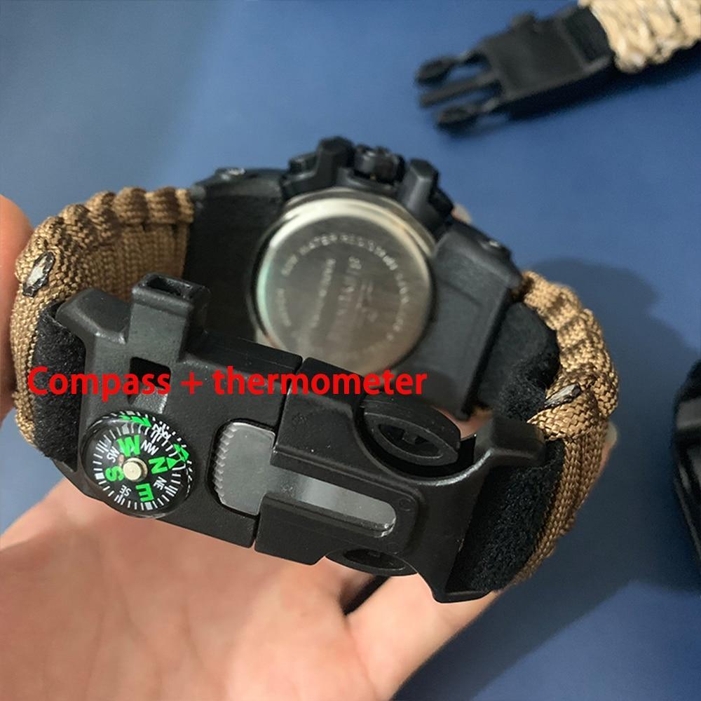 Survival Men Sports Watch With Outdoor Compass In Top Luxury Brand G Style Military Digital Watches Waterproof 50M relogio masculino - SJB-DIAMOND ELITES