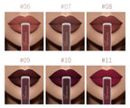 NICEFACE Matte Liquid Lipstick Waterproof Long Lasting Lip Gloss Tint Sexy Red Nude Purple Metallic Lipsticks Makeup Cosmetics