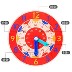 Popular Educational Wooden Clock Toys Hour Minute Second Cognition Colorful Clocks Early Learning Kids Education Toys for Children - SJB-DIAMOND ELITES