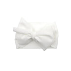 Baby Girls Headband Toddler Big Bow Hairband Cute Solid Stretch Turban For Baby Girls
