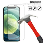4in1 Tempered Glass for iPhone 13 12 Pro Max X XS XR 5 6 6S SE 2020 Protector for iphone 11 12 Mini 7 8 Plus Tempered Glass Screen Guard Protector For iPhone Stevvex