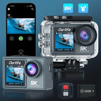 50MP photo mini wifi sport cam anti shaking 2.0 inch dual screen 5K ultra hd 1080P 120fps remote controller action camera Lootquake LLC