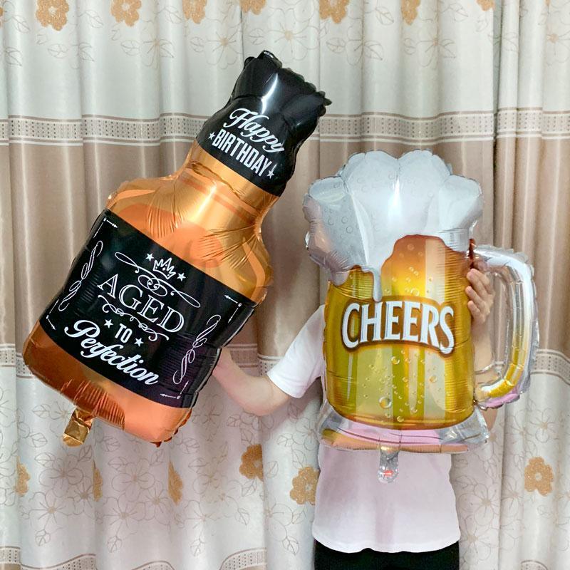 Big Helium Balloon In Several Luxury Design Champagne Goblet Balloons For Wedding Birthday Party Decorations Adult Kids Ballons - SJB-DIAMOND ELITES