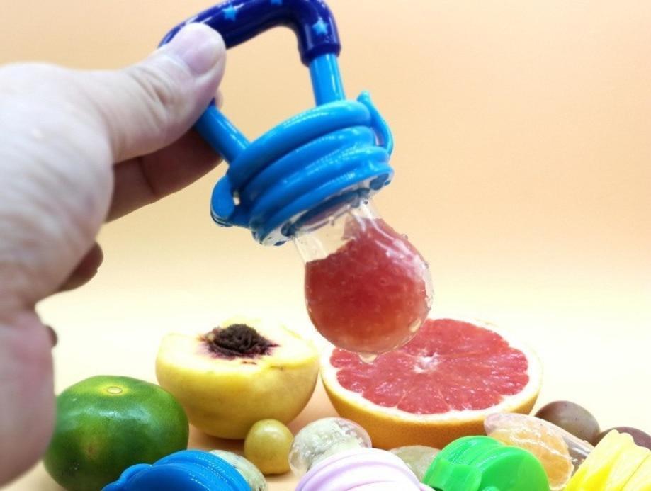 Silicone Baby Pacifier Nipple Soother For Toddler Fruits Feeding Soft Chewable Babies Pacifier Stevvex
