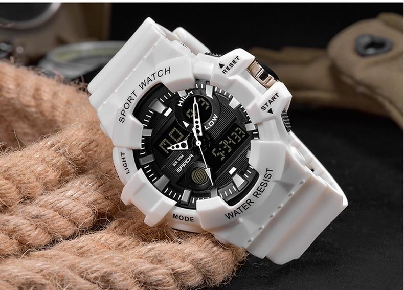 Sport Men Watches White G style Watch In LED Digital Style Waterproof 30M Casual Luxury Elegant Style  Relogios masculino - SJB-DIAMOND ELITES