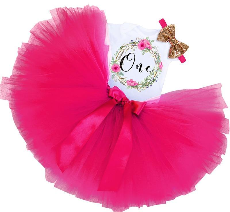 Modern Unicorn Baby Kids 1st year Girls Dress For Birthday Party Outfits Infant Princess Girls Clothes 12 Months Kids
