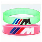 Hologram Bracelet ///M Sport M Power Black White Silicone Wristband Bangle for Auto Club Fans M3 M5 M6 3/5/7 Series - SJB-DIAMOND ELITES