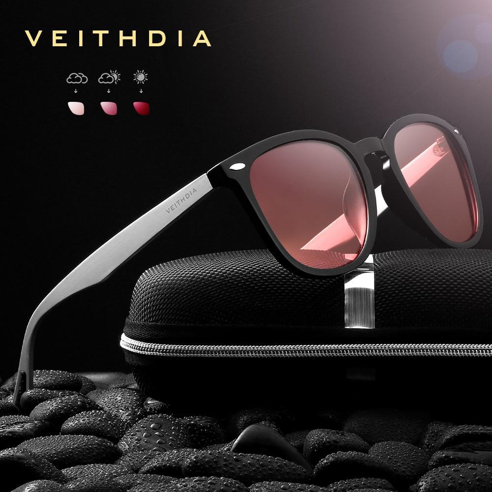 Luxury Unisex Aluminum+TR90 Men's Photochromic Mirror Sunglasses Eyewear Accessories Sunglasses For Women - SJB-DIAMOND ELITES