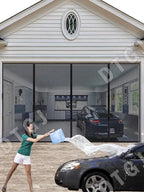Large Size Magnetic Garage Door Curtain Custom Size Mosquito Net Anti Fly Insect Screen Used in Pavilions Balconies Outdoor Tent