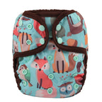 Baby Girl Pink One Size Cloth Diaper Cover Comfortable Nappy With Double Gusset Cartoon Designs Baby Boys Diapers Stevvex