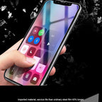 10D Curved Edge Aluminum Alloy Tempered Glass for iPhone X XS MAX 11 12 Pro Max mini 6 6S 7 8 Plus Full Cover Screen Protector  Titanium Alloy Metal Edge Full Coverage Front Tempered Glass Screen Protector for iPhone Stevvex