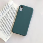 Ultra Thin Slim Fit Soft Grip Anti-Scratch Protective Cover Thicker Candy Phone Case for iPhone Soft Silicon Back Phone Cover for iPhone 12 13 Pro Max iphone Case