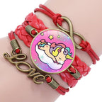 Intereting Unicorn Braided Kids Bracelet for Girls  Friendship Bracelets Jewelry Multi-layer Charm Fashion Bracelet - SJB-DIAMOND ELITES