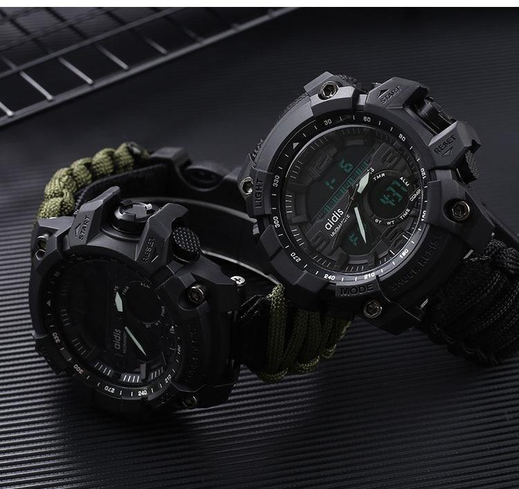 Military Survival  Men Watch With Compass/whistle /scraper/Waterproof 30M Outdoor Men Sports G Style -Shock Watch Relogio Masculino - SJB-DIAMOND ELITES