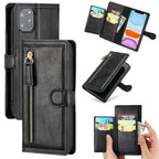 Luxury Leather Flip Wallet Case For iPhone 14 13 12 11 Pro MAX  X XS XR Card Holder Stand Cover Retro Brown Card Holder Slots Pocket Case PU Leather Magnetic Closure Kickstand Shockproof Flip Case Stevvex