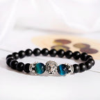 New Classic Crown Lion Elegant Bracelet Luxury For Men Fashion Tiger Eye Onyx Stone Handmade Beaded Charm Modern Bracelet For Women Jewelry - SJB-DIAMOND ELITES