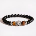 New Classic Crown Lion Elegant Bracelet Luxury For Men Fashion Tiger Eye Onyx Stone Handmade Beaded Charm Modern Bracelet For Women Jewelry - SJB-DIAMOND ELITES