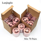 4/100 Pairs Wholesale Fake Lashes 3D Mink Eyelashes Fluffy Dramatic Lashes Cruelty Free False Eye lashes Makeup Tools maquillaje Lootquake LLC