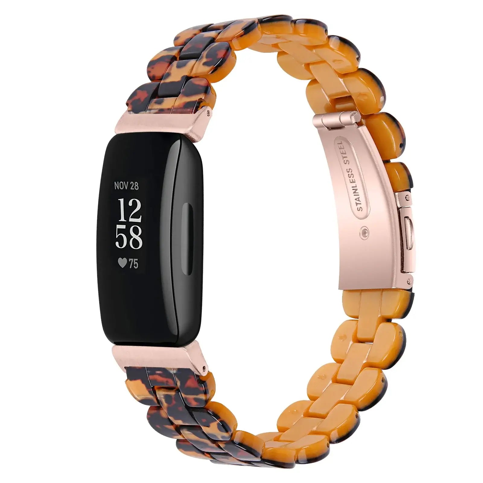 Fitbit Inspire 3, 2, 1, HR Resin Band - Durable, Lightweight - SJB-DIAMOND ELITES