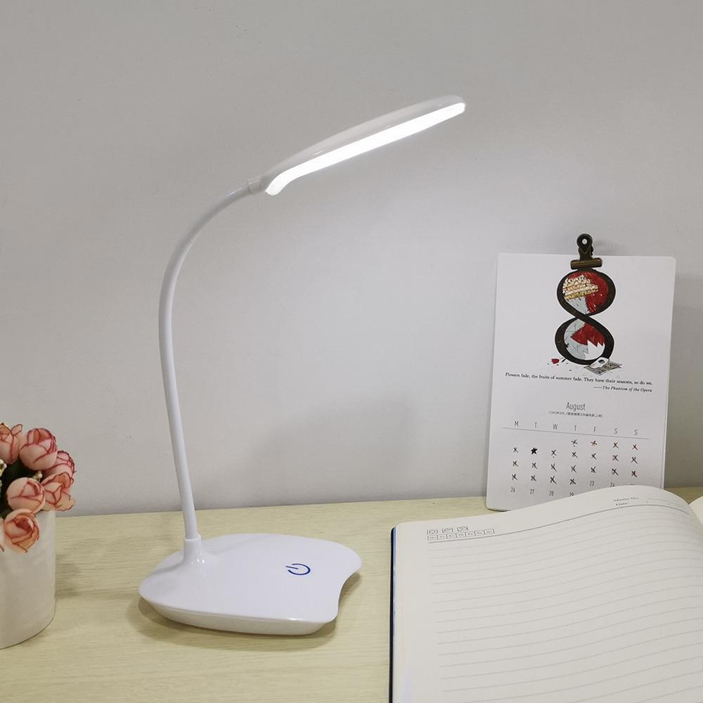 STEVVEX Reading Table Lamp LED Stand Desk Lamp With Rechargeable Battery Levels Brightness Study Reading Desk Lamp For Student Office - SJB-DIAMOND ELITES