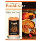 TD Courtside Market Boo Pumpkin Scented Candle Halloween Collection Glass Votive with Boo Design Lootquake LLC