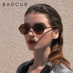 Round Luxury Polarized Universal Retro Modern Sunglasses With High Quality Metal Frame And UV400 Protection - SJB-DIAMOND ELITES