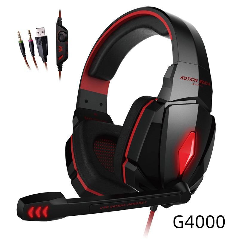 Modern Luxury Gaming STEVVEX Headset over-ear Game Earphones Wired gaming headset microphone Deep bass stereo headphones for PC and GAming - SJB-DIAMOND ELITES
