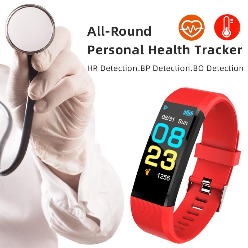 New Smart Watch For Men and Women  With Heart Rate Monitor and Blood Pressure Fitness Tracker Smartwatch Sport Watch For IOS and Android Sistem - SJB-DIAMOND ELITES