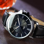 New Classic Men Watch Waterproof  Leather Belt  Luxury Business Style Excellent Design Perfect Gift - SJB-DIAMOND ELITES