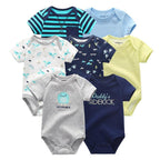 Unisex Newborn Baby Rompers Clothing Infant Jumpsuits 100%Cotton Children 7Pcs/Lot Set for Girls and Boys Jumpsuits For Kids