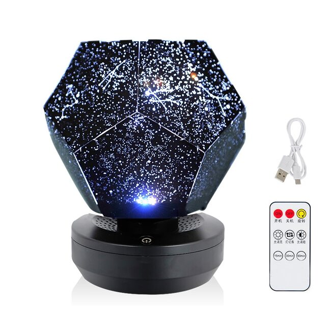 NNEOBA Galaxy Light Projector Nightlights Star Light Space Rechargeable Lamp for Decoration Bedroom Christmas Gift Children Night Light Lootquake LLC