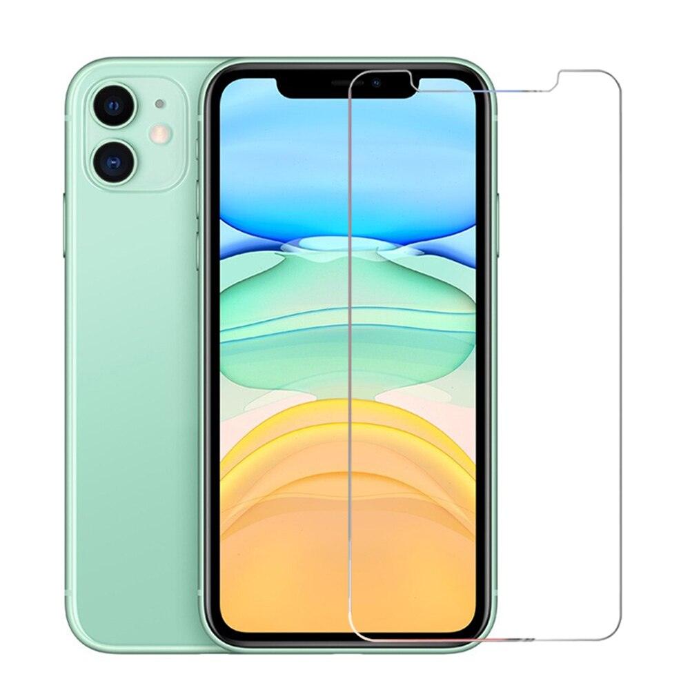 3pcs For iPhone 12 13 Mini 14 Pro Max Glass Screen Protector For iPhone XR XS SE 2022 6 7 8 Plus 13 Pro Max Glass Not Full Cover Curved Edge Anti Explosion Temper Glass Screen Protector for iPhone Stevvex