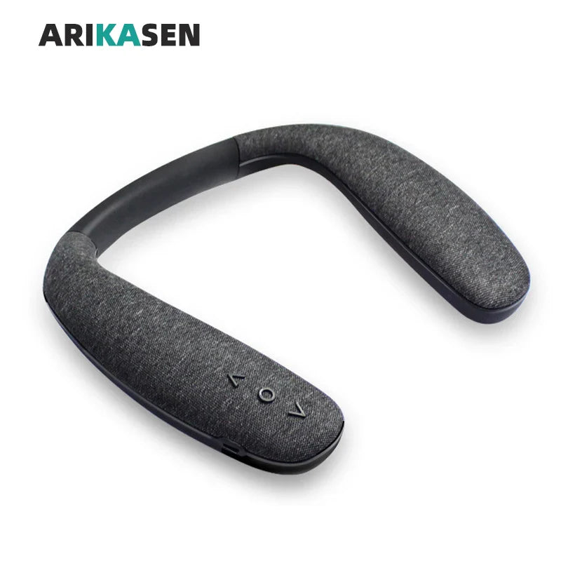 Neckband Bluetooth Speakers 12H music Wireless Wearable Speaker True 3D Stereo Sound Portable Personal Speakers with microphone Lootquake LLC