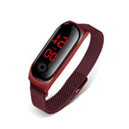 STEVVEX Men's Business Electronic Watch Simple Luxury Steel Belt Folding Buckle Sports Digital Watch For Men and woman - SJB-DIAMOND ELITES