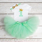 Princess Girls Tutu Dress Toddler Kids Clothes Baby Baptism 1st First Birthday Outfits Dress For Birthday Party