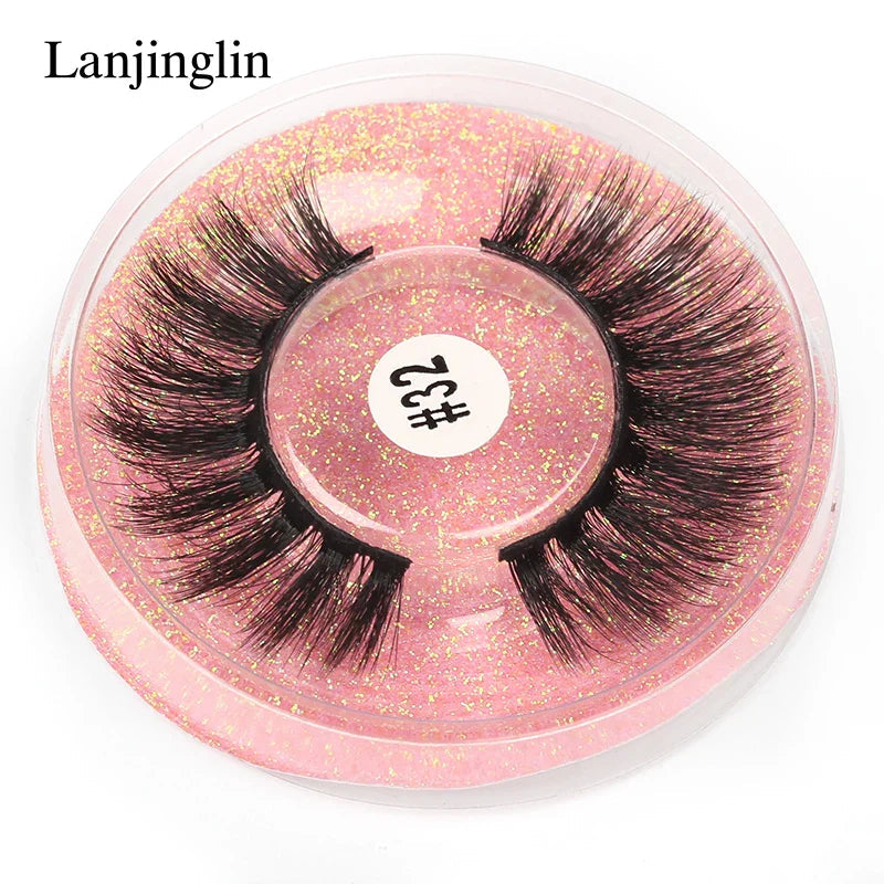 4/100 Pairs Wholesale Fake Lashes 3D Mink Eyelashes Fluffy Dramatic Lashes Cruelty Free False Eye lashes Makeup Tools maquillaje Lootquake LLC