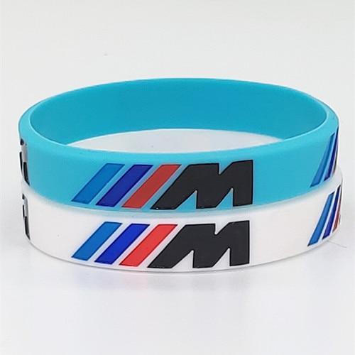 Hologram Bracelet ///M Sport M Power Black White Silicone Wristband Bangle for Auto Club Fans M3 M5 M6 3/5/7 Series - SJB-DIAMOND ELITES