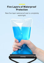 Waterproof Phone Case for iPhone 13 12 Pro Max Swim Water Proof Phone Bag Universal Protection Cover Waterproof Mobile Phone Case Underwater Mobile Phone Case