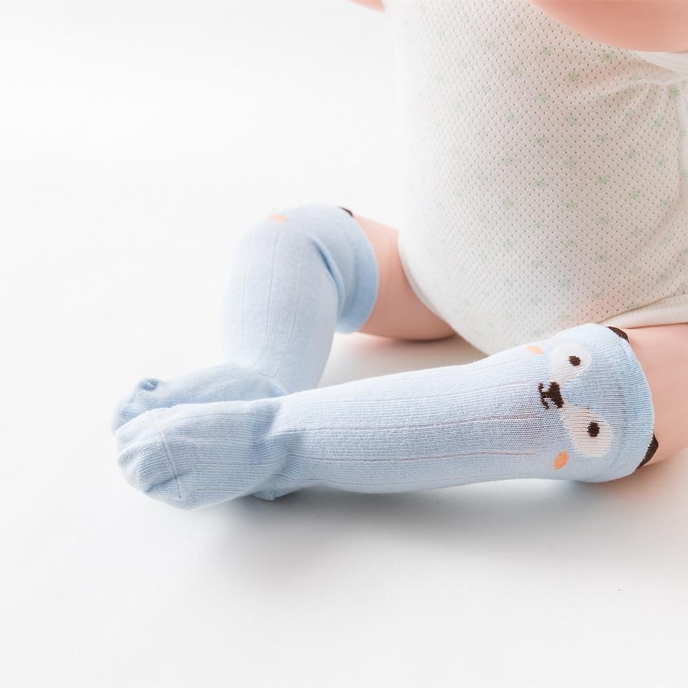 White Baby Sock Non Slip Cotton Long Socks Newborn Knee High Socks For Baby Girls Super Elastic Cute Design Stevvex