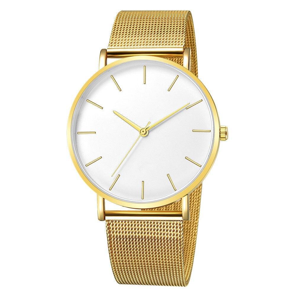 STEVVEX Women Watch Rose Gold  Style Women's Mesh Belt ultra-thin Fashion para Luxury Wrist Watches For Women and Girls - SJB-DIAMOND ELITES