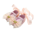 Cute Baby Dance Shoes Toddler Shoes Bow Tie Baby Princess Shoes Dance Shoe Newborn First Walkers 0-18M Stevvex
