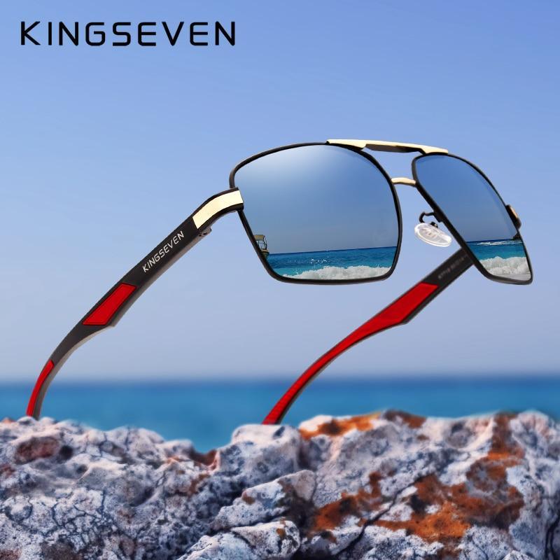 Luxury High Quality Modern  Aluminum Men's Sunglasses Polarized Lens Brand Design Temples Sun glasses  Mirror Glasses Oculos de sol With UV400 Protection - SJB-DIAMOND ELITES