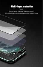 3pcs Full Cover Protective Glass On For Iphone 11 12 13 14 Pro Max Screen Protector For Iphone X Xr Xs Max 7 8 6s Plus Se Glass Full Screen Protector Edge To Edge Full Screen Coverage