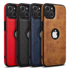 Ultra Thin Slim Leather Phone Case For iPhone 13 Pro Max 12 Pro Max 14 Shockproof Bumper Soft Business Back Cover Back Cover Case Shockproof Camera and Screen Protection PU Leather Case for iPhone Stevvex
