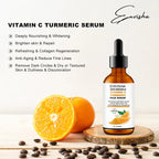 Vitamin C Turmeric Serum Facial Whitening Anti Aging Wrinkle Moisturizing Essence Face Korean Cosmetics Skin Care Shrink Pores Lootquake LLC