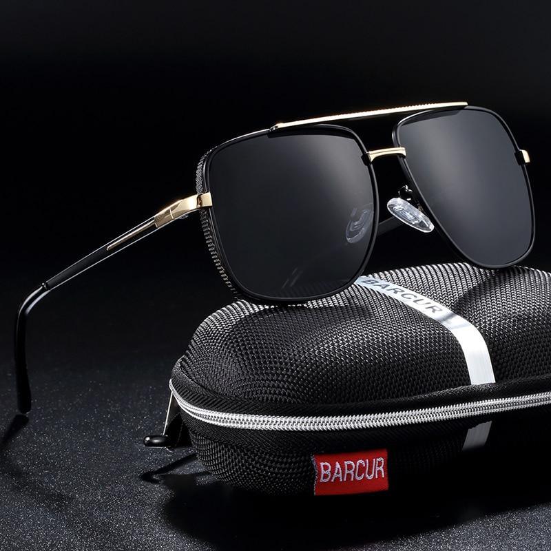 Luxury Elegant Square Polarized Sunglasses Brand Driving Glasses for Men and Boys With UV400 Protection - SJB-DIAMOND ELITES