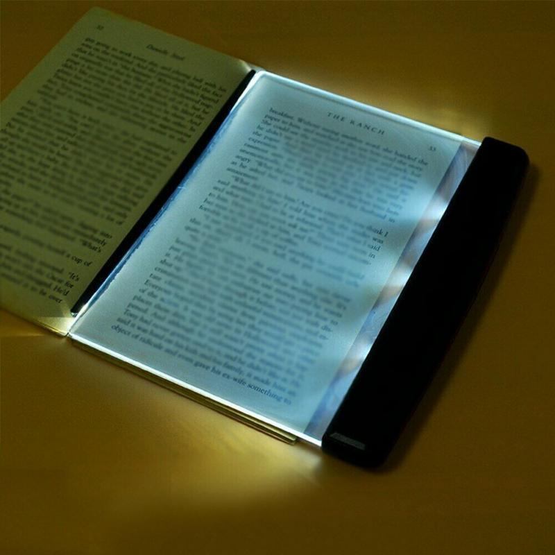 Modern Flat Plate LED Book Light Reading Night Light Portable Travel Led Desk Lamp Eye Protect for Reading books - SJB-DIAMOND ELITES