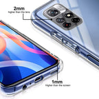 Ultra Thin Silicone Phone Case For Xiaomi Redmi Note 11 10 9 8 Pro Max 11T 10S 9S 9T 8T Clear Soft Case For Redmi 10 9A 9C Transparent Hard PC Back Bumper Scratch Resistant Phone Cover Stevvex